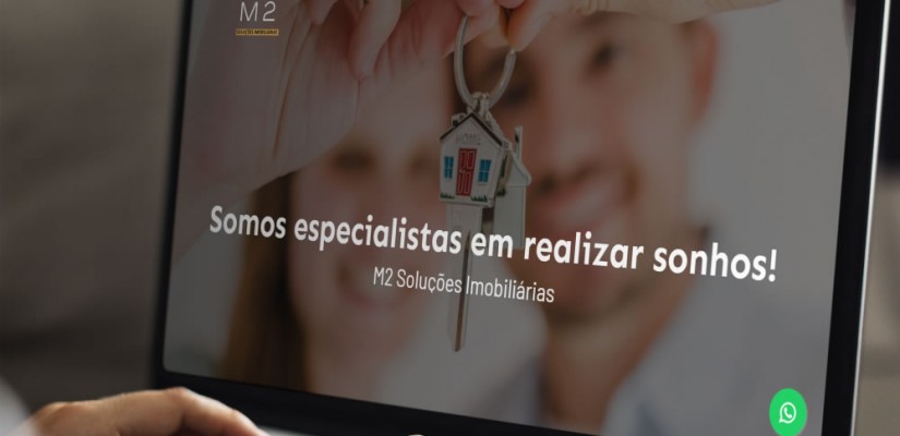 Novo site da M2 Soluções Imobiliárias