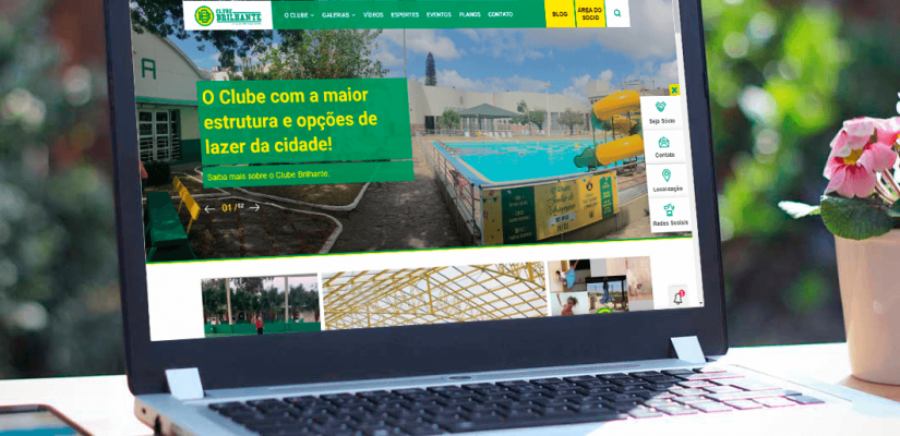 Novo site Clube Brilhante